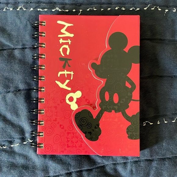 Mickey Autograph Mini Notebook - Red - Picture 2 of 15
